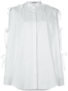 Chalayan Tie Sleeve Shirt, Women's, Size: 44, White, Cotton