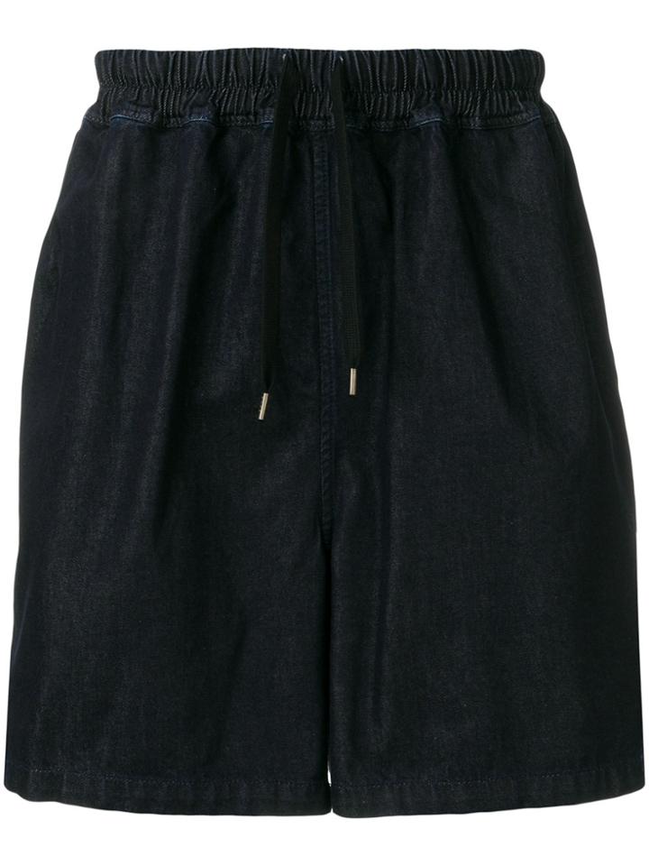 No21 Stonewashed Shorts - Blue