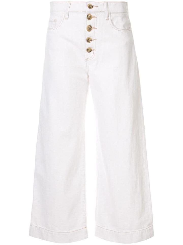 Nobody Denim Skylar Wide-leg Jeans - White