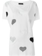 Twin-set Heart Appliqué T-shirt