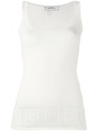 Versace Collection Classic Tank Top - White