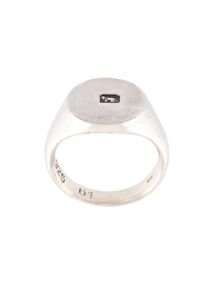 Henson 'hallmarked Signet' Ring, Men's, Size: Large, Metallic