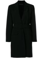 The Row Belted Coat - Black