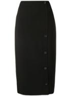 A.l.c. Cal Buttoned Skirt - Black