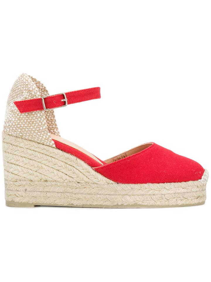 Castañer Carol Wedge Esapdrilles - Red