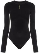 Unravel Project Long Sleeved Leotard - Black