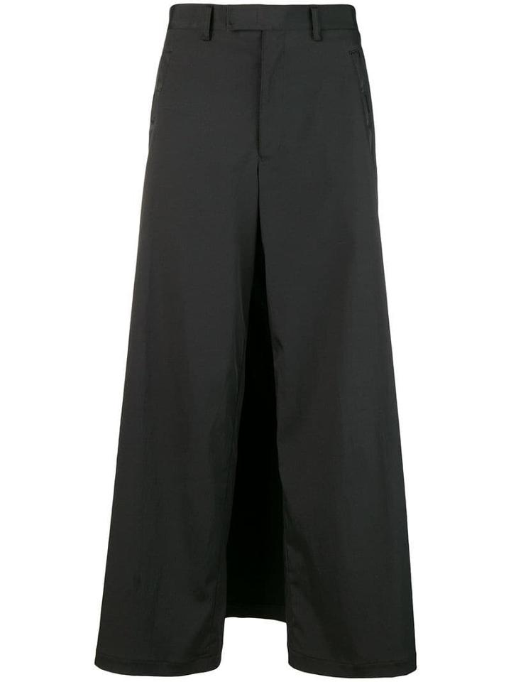 Jean Paul Gaultier Pre-owned Back Apron Trousers - Black
