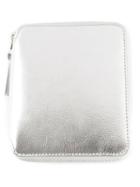 Comme Des Garcons Wallet Metallic Zip Around Purse