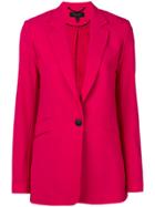 Rag & Bone Fitted Button Blazer - Pink & Purple
