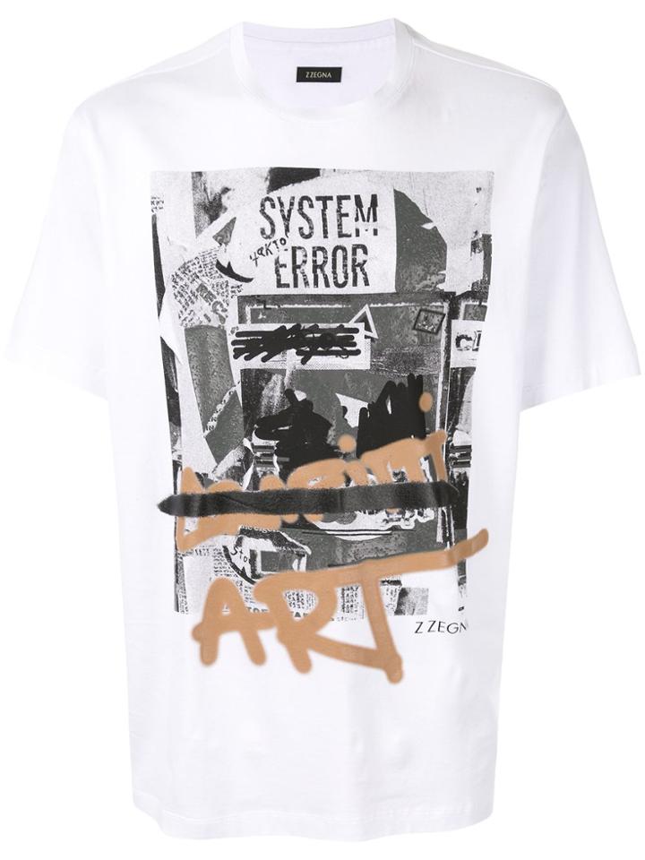Ermenegildo Zegna Graphic Print T-shirt - White