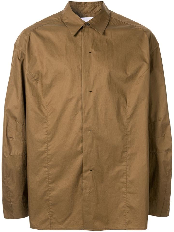 Yoshiokubo Laboratory Oversized Shirt - Brown