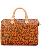 Louis Vuitton Pre-owned Speedy 30 Graffiti Handbag - Yellow