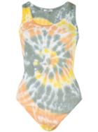 Agolde Tie Dye Print Vest Top - Multicolour