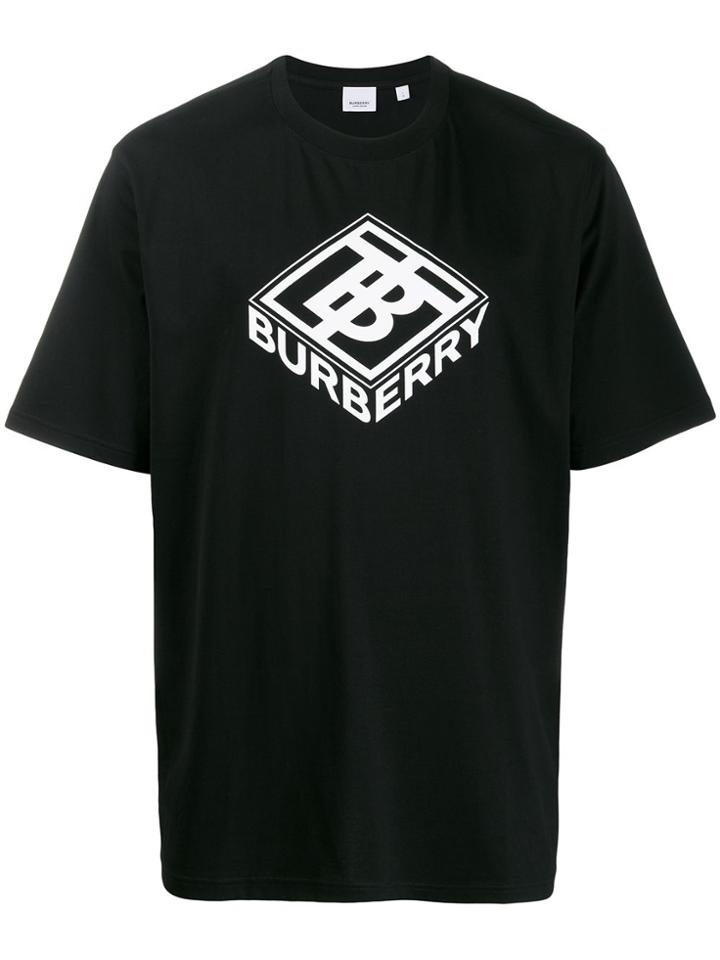 Burberry Logo Graphic T-shirt - Black