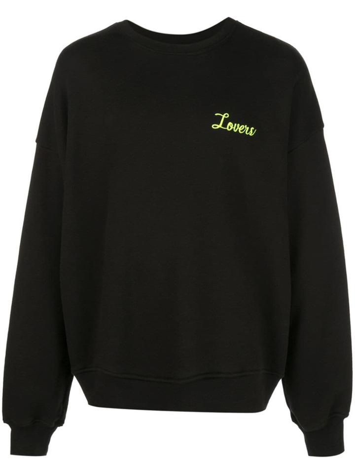 Amiri Lovers Sweatshirt - Black