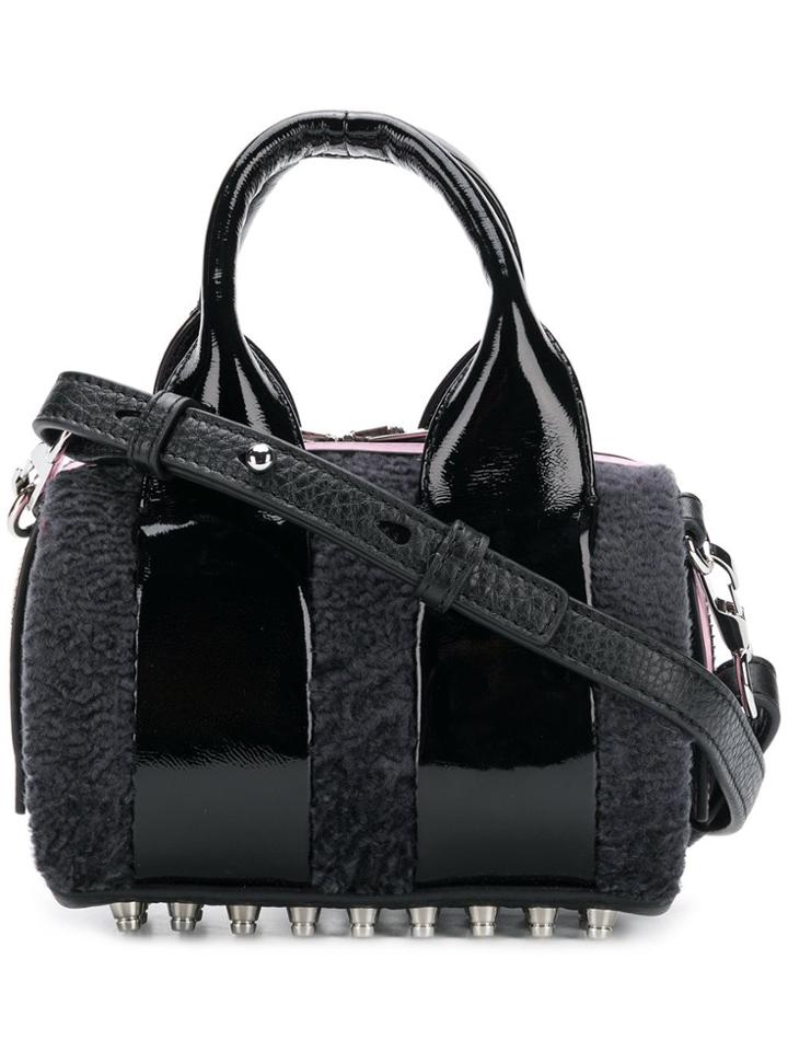 Alexander Wang Leather Mini Bowling Bag - Black