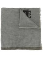 Junya Watanabe Comme Des Garçons Man Printed Scarf, Men's, Grey, Cotton/cashmere