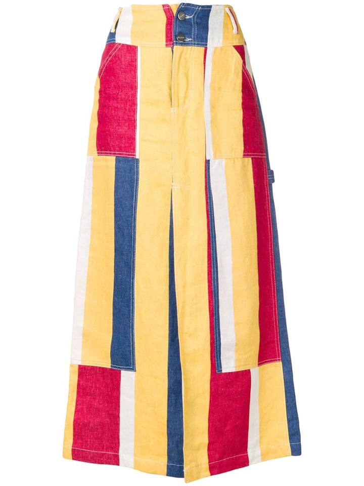 Études Études X Karl Kani Personnage Skirt - Yellow