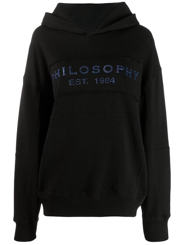Philosophy Di Lorenzo Serafini Logo Hoodie - Black