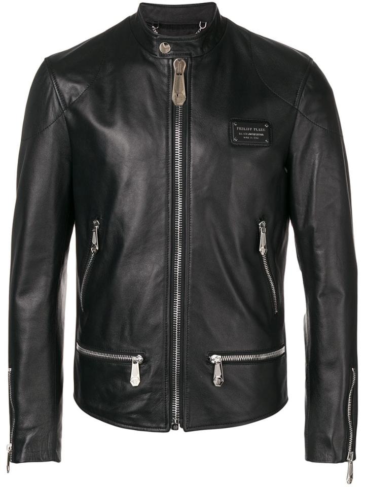 Philipp Plein Moto Jacket - Black