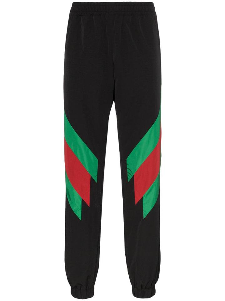 Gucci Gucci Strp Logo Swtpnt Blk - Black