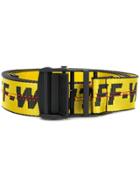 Off-white Industrial Tape Belt - Yellow & Orange
