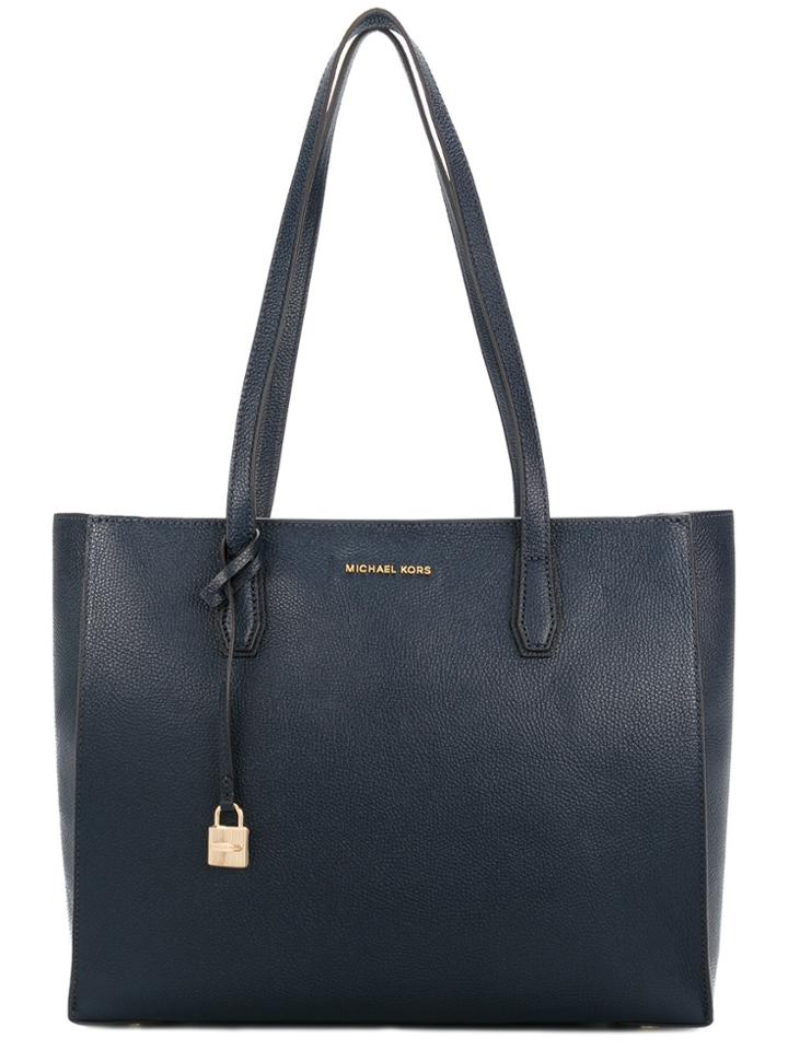 Michael Kors Logo Large Tote Bag - Blue