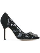 Manolo Blahnik Hangisi 70 Pumps - Black