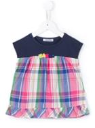 Familiar Plaid Blouse, Toddler Girl's, Size: 5 Yrs, Blue