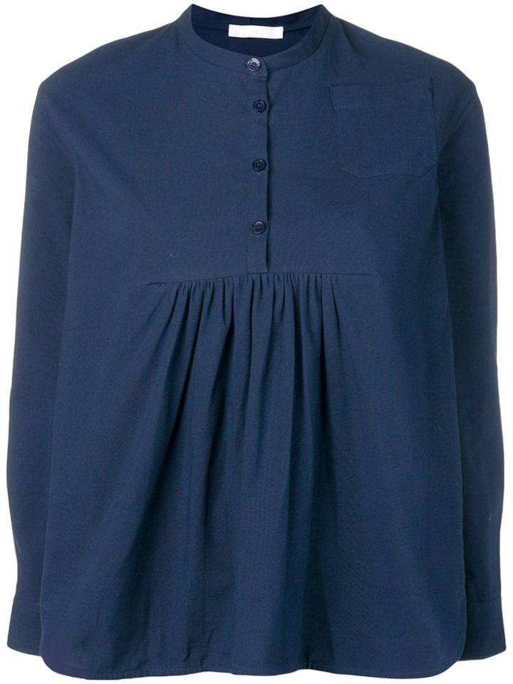 Peter Jensen Flared Loose Blouse - Blue
