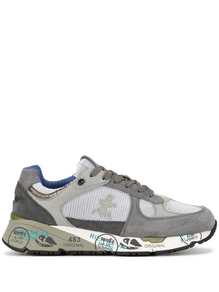 Premiata Mase Logo Trainers - Grey