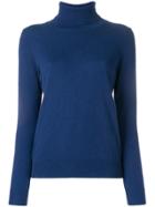 N.peal Polo Neck Jumper - Blue