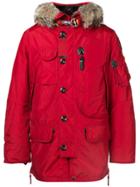 Parajumpers Hooded Parka Coat - Red