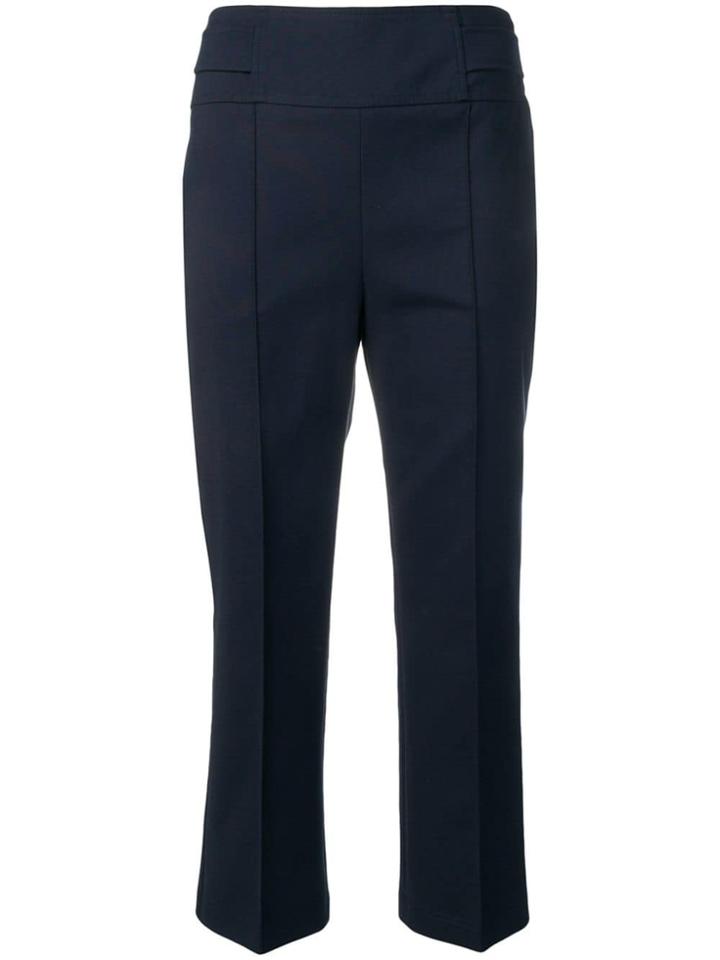 Sportmax Tailored Cropped Trousers - Blue