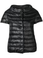 Herno Short Sleeve Puffer Jacket - Black