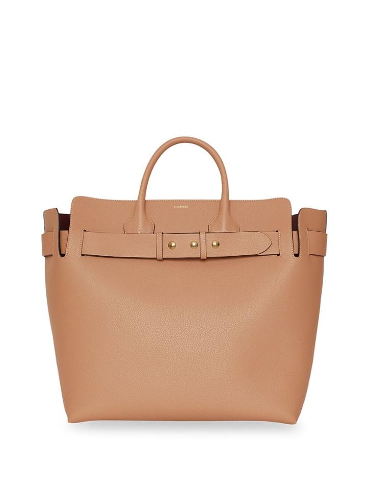 Burberry The Large Leather Triple Stud Belt Bag - Brown