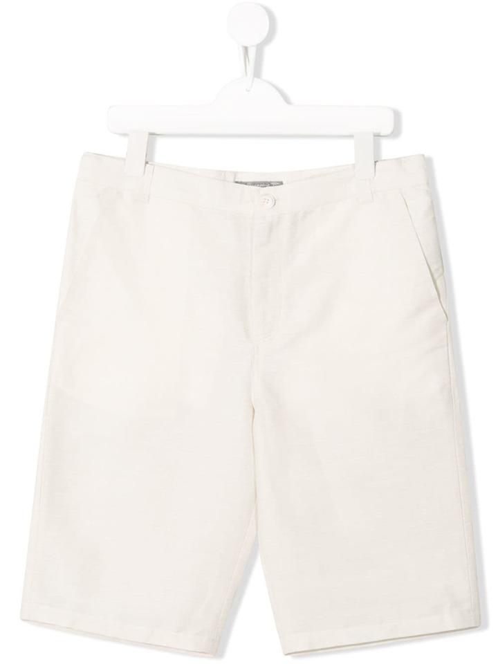 Bonpoint Teen Bermuda Shorts - Neutrals