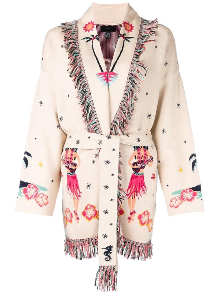 Alanui Fringed Cardigan - Neutrals