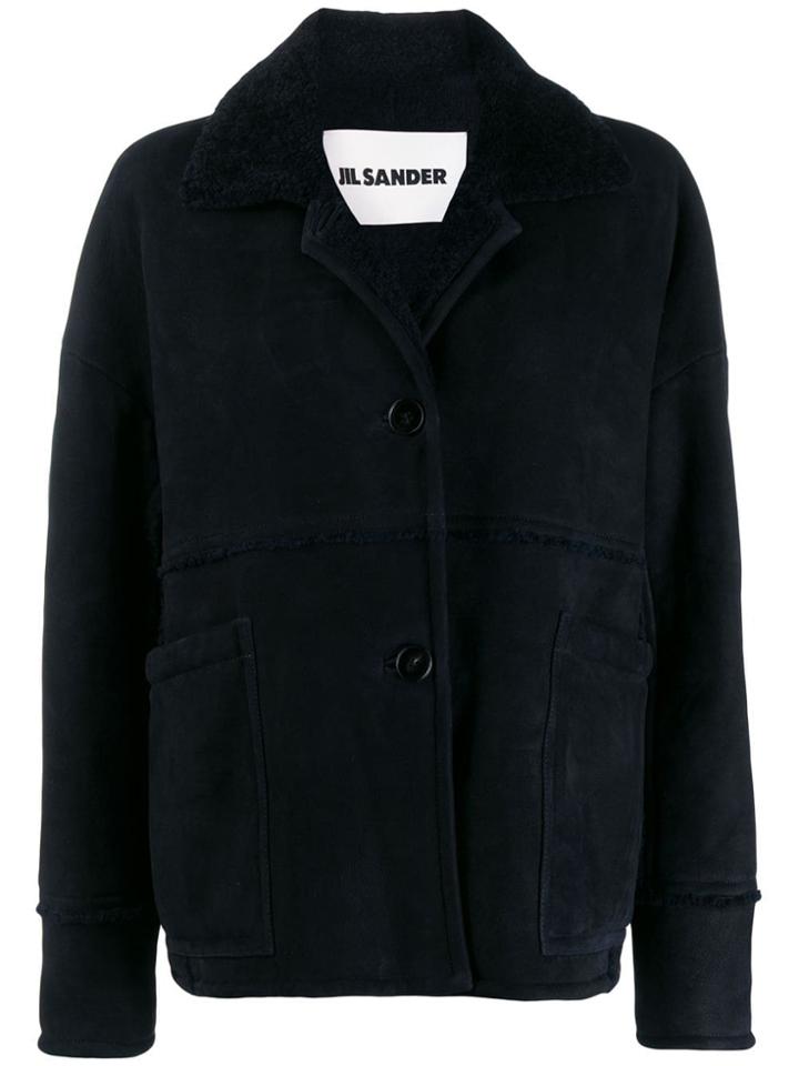 Jil Sander Laney Short Coat - Blue