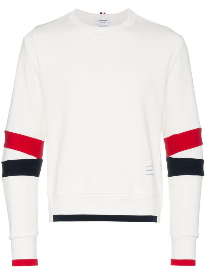 Thom Browne Tb Jrsy Swt Crw Wht - White
