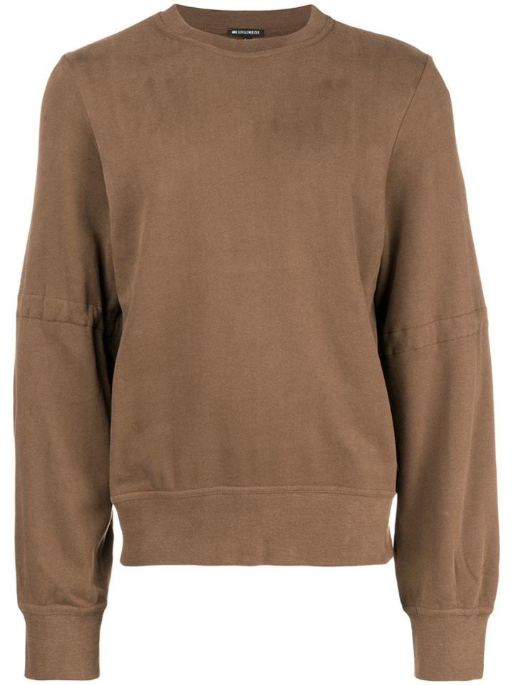 Ann Demeulemeester Tie Sleeve Sweatshirt - Brown