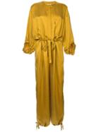 Maison Rabih Kayrouz Belted Jumpsuit - Gold