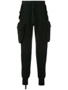 Unravel Project Cargo Track Pants - Black