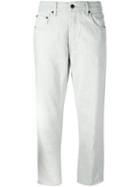 6397 'shorty' Cropped Jeans, Women's, Size: 26, Grey, Cotton