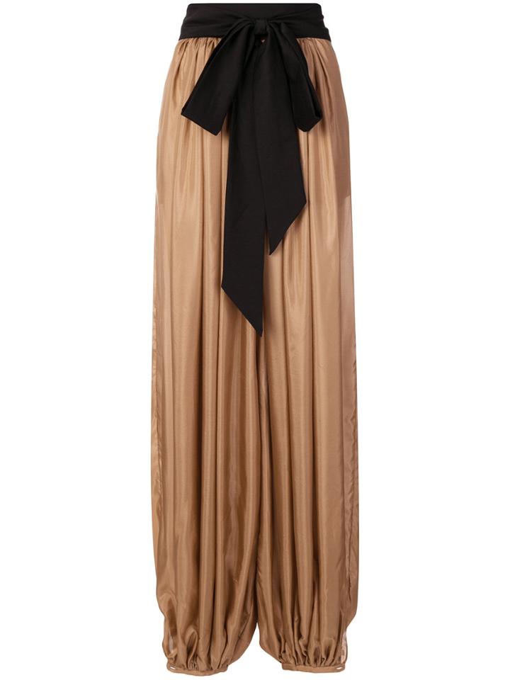 Kalita Tie-waist Balloon Trousers - Metallic