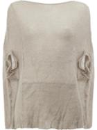 Lamberto Losani Loose Fit Jumper, Women's, Nude/neutrals, Silk/cashmere
