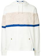 Education From Youngmachines Stripe Block Hoodie - White