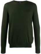 Fay Round Neck Sweater - Green