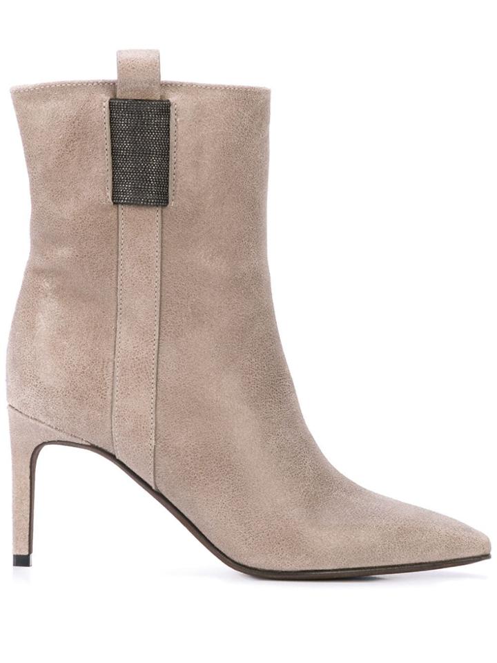 Brunello Cucinelli City Boots - Grey