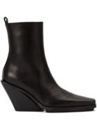 Ann Demeulemeester Pointed Ankle Boots - Black